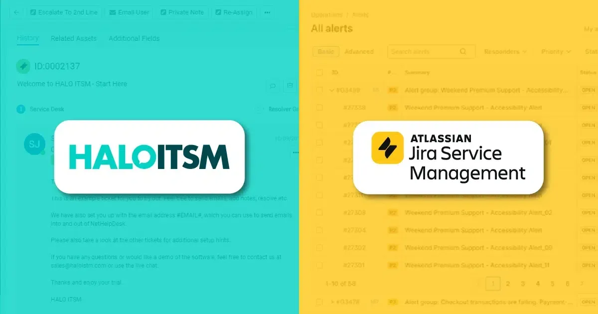 Halol ITSM Vs Atlassian JSM 1